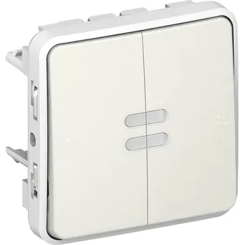 vypínač PLX55 TL.DVOJ. PŘ.KONT. OR.BÉŽ *069636 Legrand