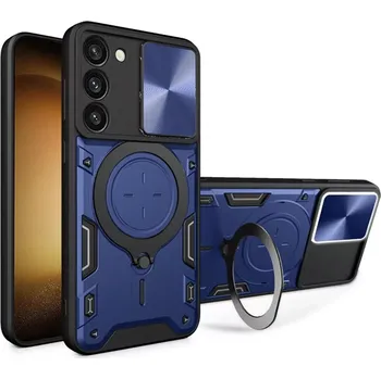 Pouzdro na mobilní telefon Kryt Samsung Galaxy S23 Techsuit CamGuard Pro - modrý