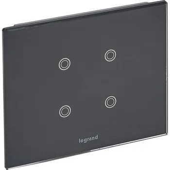 vypínač CL DOTYK.OVL. 4TL KNX GRAFIT *067574 Legrand