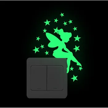 samolepka Fosforeskující samolepka nad vypínač Víla