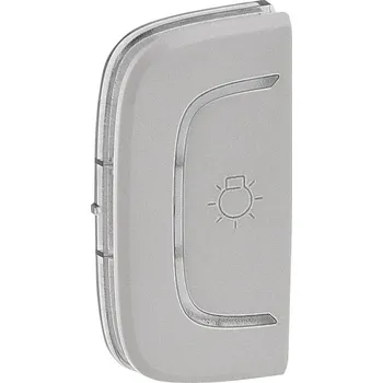 vypínač Valena ALLURE krytka 1 modulová pro MYHONE levá symbol světla barva hliník *755530 Legrand