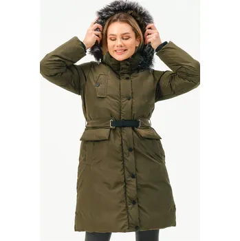 Z6774 DEWBERRY WOMEN'S COAT-KHAKI dewberry kaki 2462535