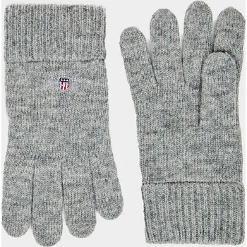 Rukavice RUKAVICE GANT SHIELD WOOL GLOVES GREY MELANGE