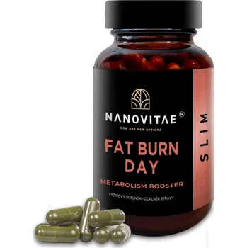 Spalovač tuku Nanovitae Fat Burn Day Metabolism Booster 80 cps.