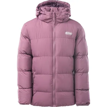 Dívčí bunda Dětská Zimní prošívaná bunda HI-TEC SAFIO JRG M000177035 – Fialová 140