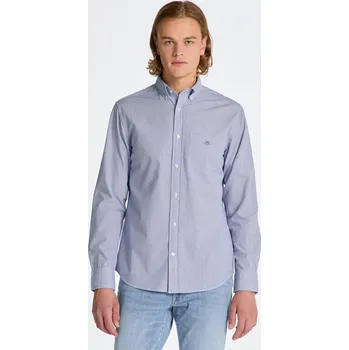 Pánská košile KOŠILE GANT REG POPLIN BANKER SHIRT COLLEGE BLUE