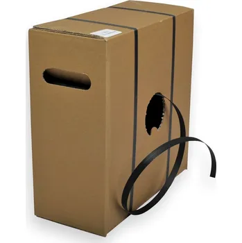 Stahovací páska Vázací páska PP v samoodvíjecím kartonu 12mm, 0,5mm, 1000m