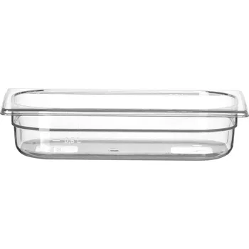 Dóza na potraviny Kontejner GN 1/3 polykarbonát, HENDI, Profi Line, GN 1/3, 2,5L, Průhledná, 325x176x(H)65mm
