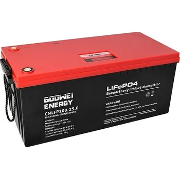 Trakční baterie GOOWEI ENERGY CNLFP100-25.6, LiFePO4, 25.6V, 100 Ah