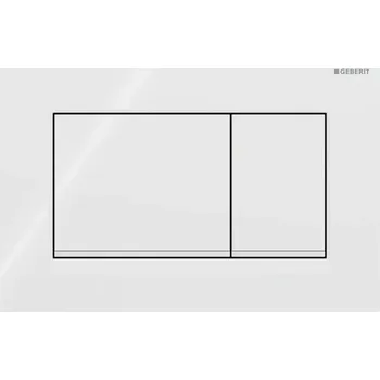 Splachovací tlačítko Geberit ovládací tlačítko SIGMA30 bílá proužky bílá mat plastová 115.883.11.1