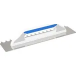 KUBALA - hladítko nerezové 480x130mm zub půlkulatý - trojsložková rukojeť