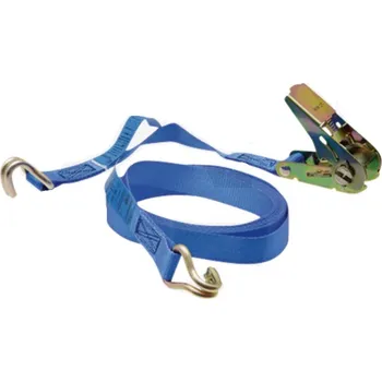 Upínací popruh Kurta pás upínací popruh s ráčnou 4 m šířka 25 mm na zajištění nákladu přímý tah 400 daN