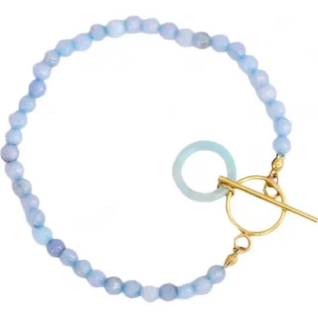 Módní doplněk Carla Dámský náramek Barrei nebesky modrá One size