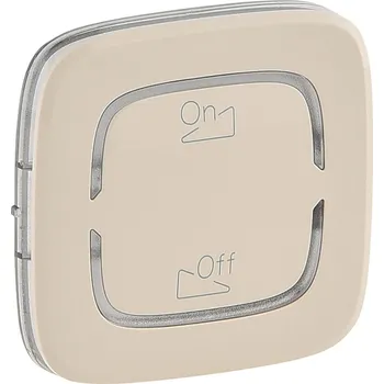 vypínač Valena ALLURE krytka 2 modulová pro MYHONE symbol regulace barva béžová*755424 Legrand