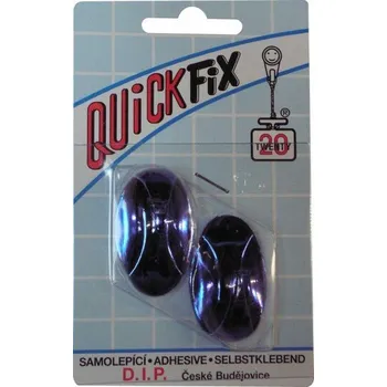 Věšák DIP - QUICKFIX háček samolepicí typ 2 - 2 ks - chrom