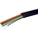 Telefonní kabel 8 žil, černý, CCA, AWG28, 100m