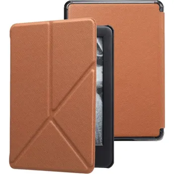 Pouzdro na čtečku elektronické knihy Origami Durable Lock OR47 - pouzdro pro Amazon Kindle Paperwhite 4, magnet, stojánek - hnědé + BONUSY