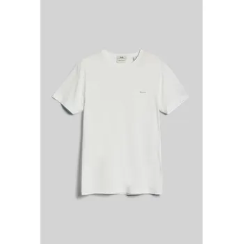 Pánské oblečení TRIČKO GANT SLIM MERCERIZED SS T-SHIRT WHITE