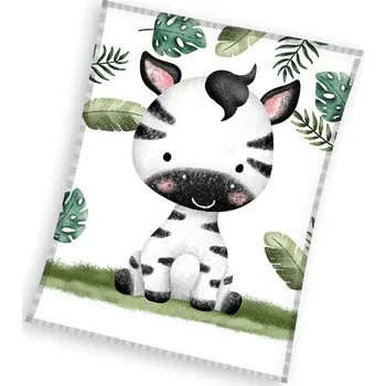 Dětská deka BedTex Dětská deka Malá Zebra, 110 x 140 cm, mix barev