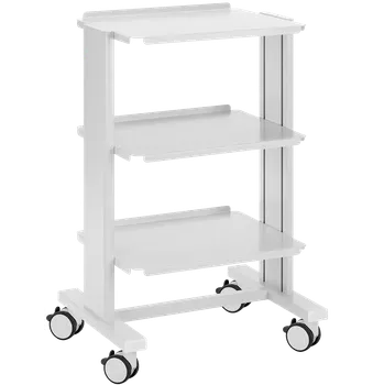 VPI - 503, přístrojový vozík, výškově stavitelné police, bílý