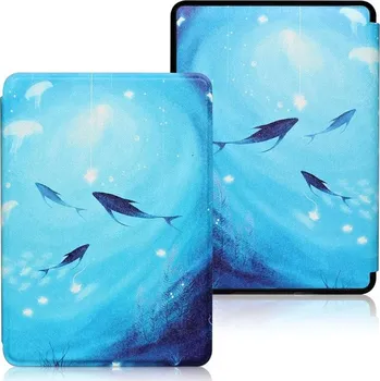 Pouzdro na čtečku elektronické knihy Pouzdro Durable Lock K22-18 pro Amazon Kindle 2022 (11. gen) - Sea Fish + BONUSY