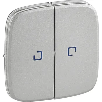 vypínač Valena ALLURE krytka spínače č.5 podsvětlená barva hliník *755227 Legrand