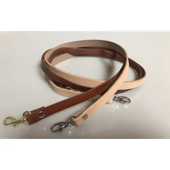 Kožený klasický popruh 1,5 cm - polotovar na kabelku (MOŽNOST VÍCE BAREVNÝCH VARIANT / Classic leather strap 1,5 cm – handbag component)