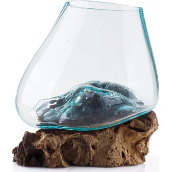 Dóza na potraviny Dóza sklo s kořenem střední 08