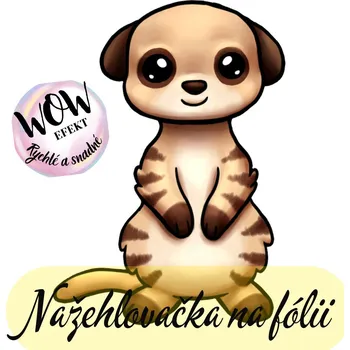 Nažehlovačky na fólii Nažehlovačka na fólii, SURIKATA, 8,1x6,4cm /ks