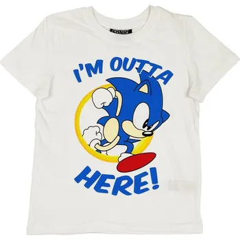 Chlapecké tričko Dětské tričko Ježek Sonic - I'm Outta Here 128