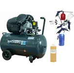 AKČNÍ SET SETMB-K108, Olejový kompresor 100l, 230V s příslušenstvím | 3500W | Matabro