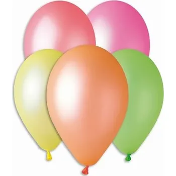 Balónek Balónky neonové, 26 cm, 10 ks v balení, mix barev