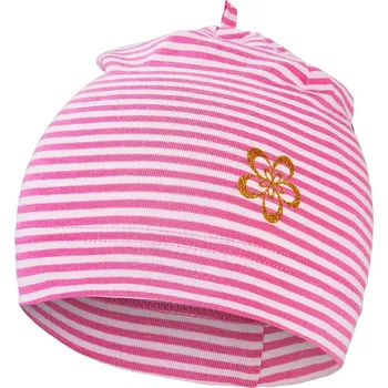 Čepice Little Angel Čepice tenká lesk Outlast® - různé barvy Barva: Pruh sv.růžový, Velikost: 1 | 36-38 cm