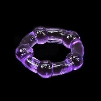 Návlek na penis Škrtící erekční kroužek Fialový