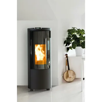 Kotel Thermorossi POP 6 (s prostorovým ventilátorem a rozvodem vzduchu 1x15m, plechové obložení)