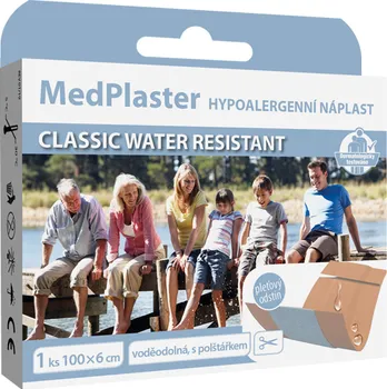 Náplast Medpharma MedPlaster Classic Water Resistant 100 x 6 cm