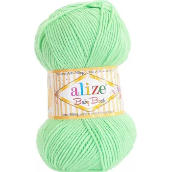 Galanterie Alize Příze Baby best 041 - zelenkavá