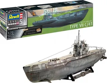 Plastikový model Revell German Submarine Type VII C/41 Platinum Edition 1:72