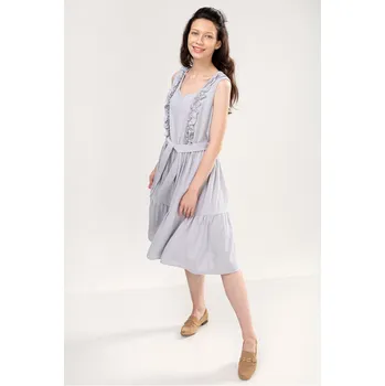 Těhotenské šaty MAMBI Kojicí šaty Kristýna topaz Velikost: L