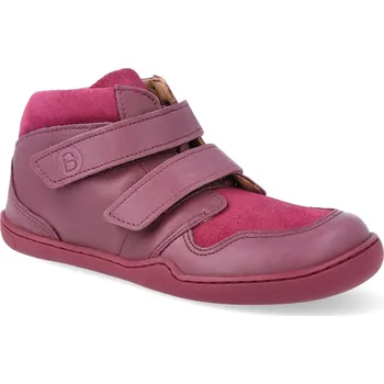 Dětská sportovní obuv Barefoot dětské kotníkové boty Blifestyle - Raccoon beere vínové Velikost: 23
