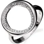 Stříbrný prsten se zirkony