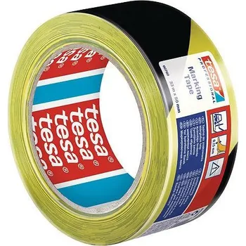 Lepicí páska STREND Páska tesa® PRO Marking, výstražná, žluto-černá, 50 mm, L-33 m 2171064