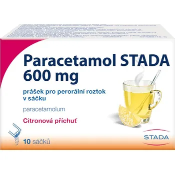 Lék na bolest, zánět a horečku Stada Arzneimittel Paracetamol Stada 600 mg hot drink 10 sáčků
