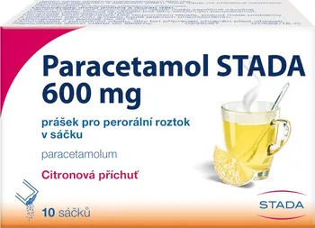 Lék na bolest, zánět a horečku Stada Arzneimittel Paracetamol Stada 600 mg hot drink 10 sáčků