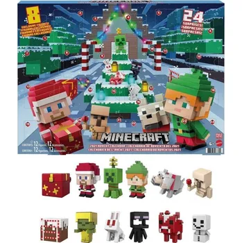 Figurka MATTEL Minecraft HBB20 Adventní kalendář