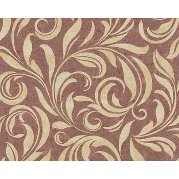 Tapeta A.S. Création | Vliesová tapeta na zeď Nobile 95940-3 | 0,70 x 10,05 m | červená, zlatá + Červená, zlatá vliesová tapeta na stěnu 959403 v rozměru 0,70 x 10,05 m