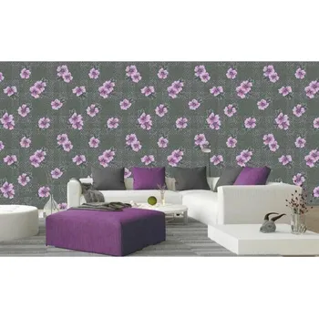 Tapeta DIMEX | Vliesová tapeta na zeď Dimex Line WP-043-01 | 0,75 x 10 m | zelená, růžová + Vliesová tapeta na zeď Dimex Line WP04401 v rozměru 0,75 x 10 m