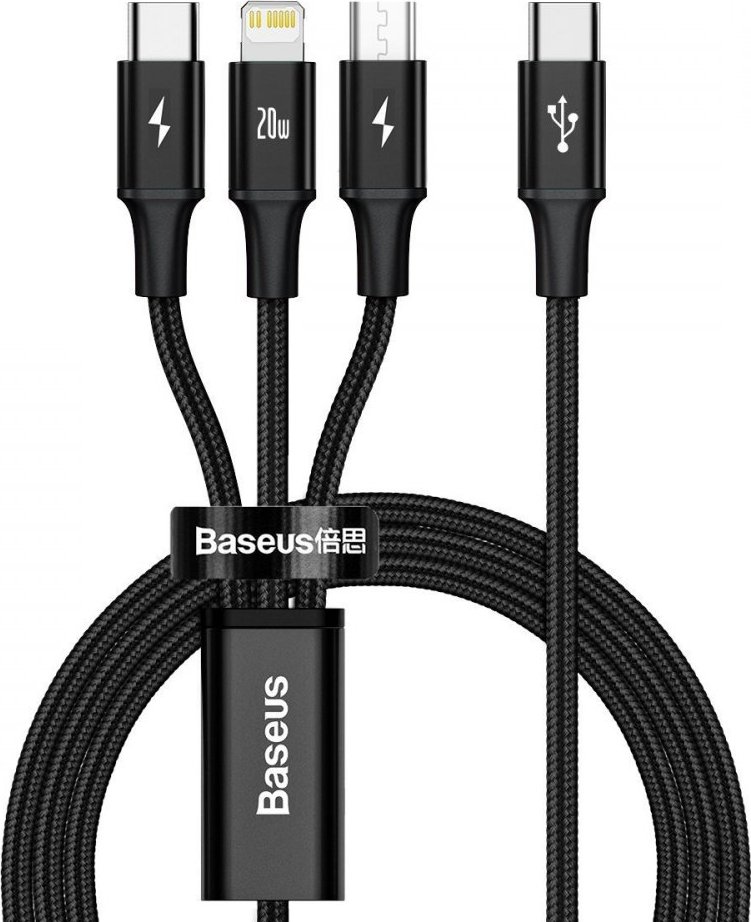 Kabel USB-C Baseus 3 v 1 Baseus