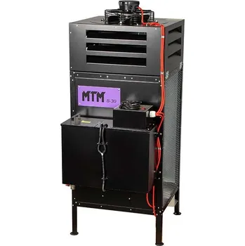 Krbová kamna olejová kamna MTM 8-30 Kw BLACK ( práškový lak )