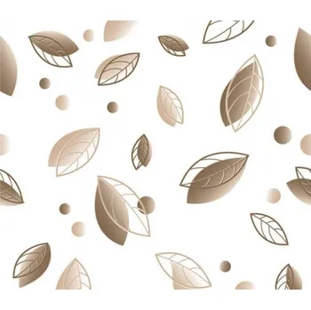 Tapeta DIMEX | Vliesová tapeta na zeď Dimex Line WP-023-01 | 0,75 x 10 m | hnědá, bílá + Vliesová tapeta na zeď Dimex Line WP02302 v rozměru 0,75 x 10 m